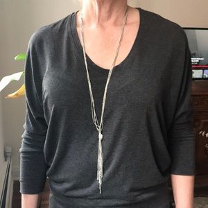 VINTAGE  ZAD Long Knot Necklace